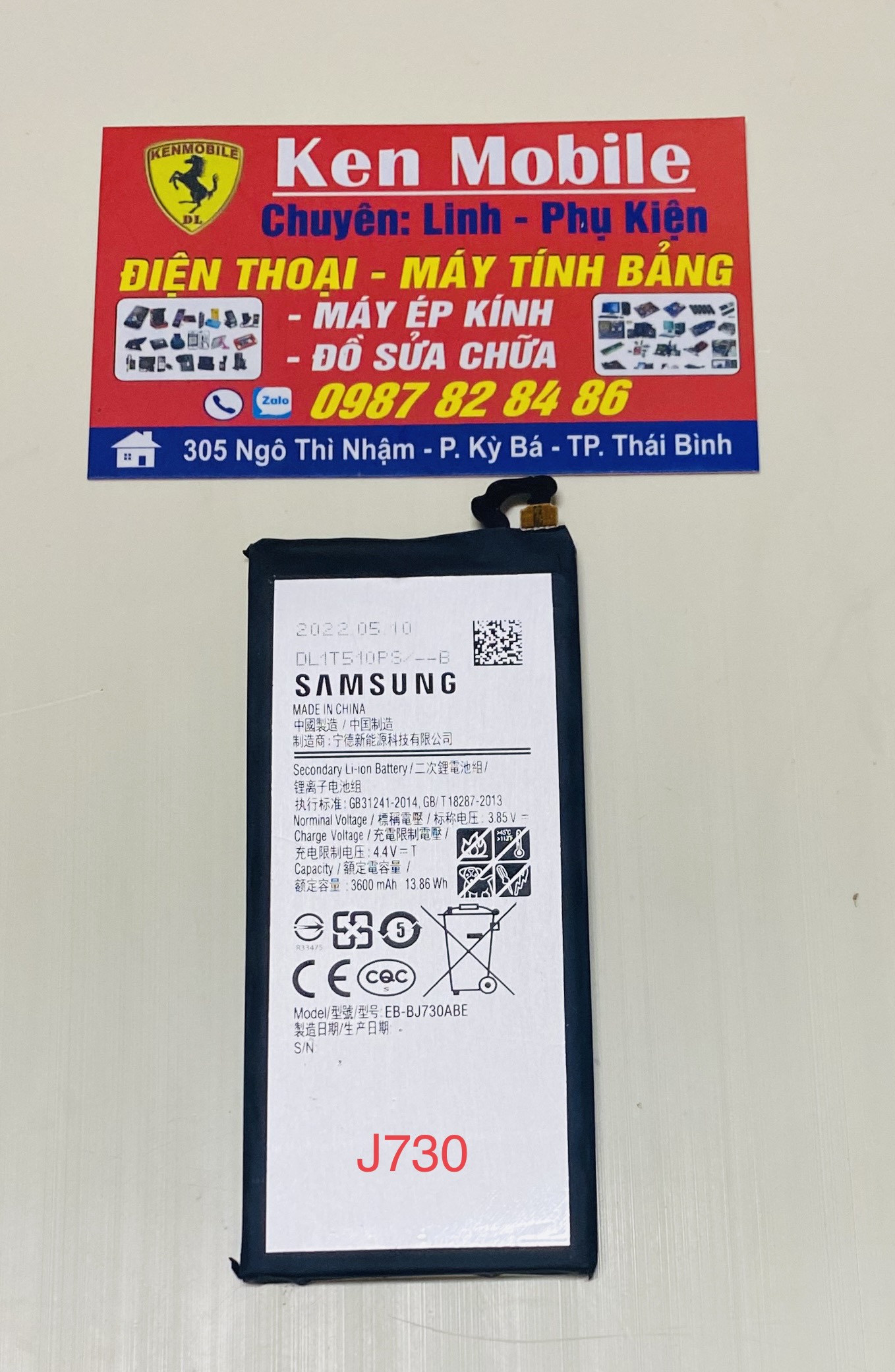 Pin thay thế cho samsung j730 / j7 pro loại mới chất lượng zin