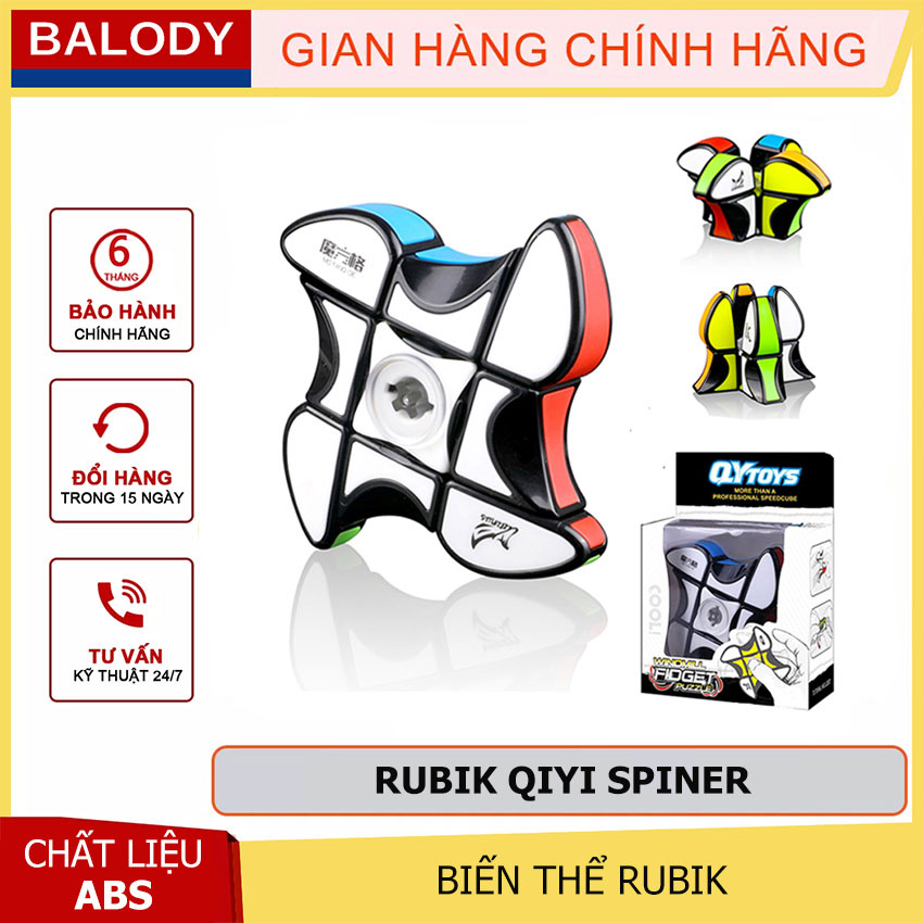 Rubik Biến Thể QiYi Windmill Fidget Spinner 1x3x3 133 Balody Store - Đồ chơi thông minh