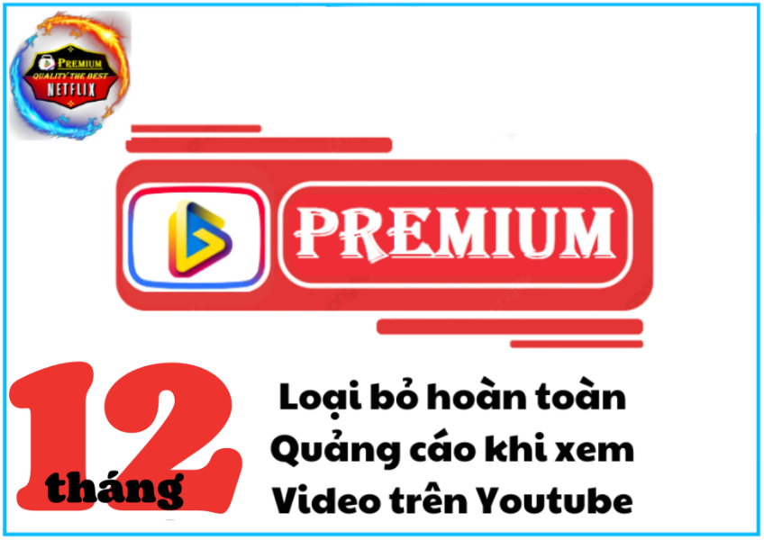Tài khoản Youtube Premium 12 THÁNG - đăng ký không cần gửi mật khẩu email - bảo hành full time