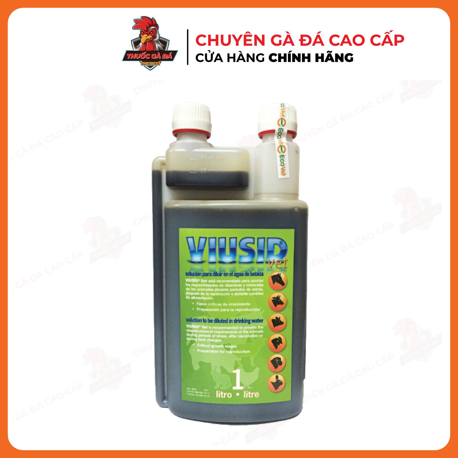 Kháng virus viusid cho gà đá chai 1 lít