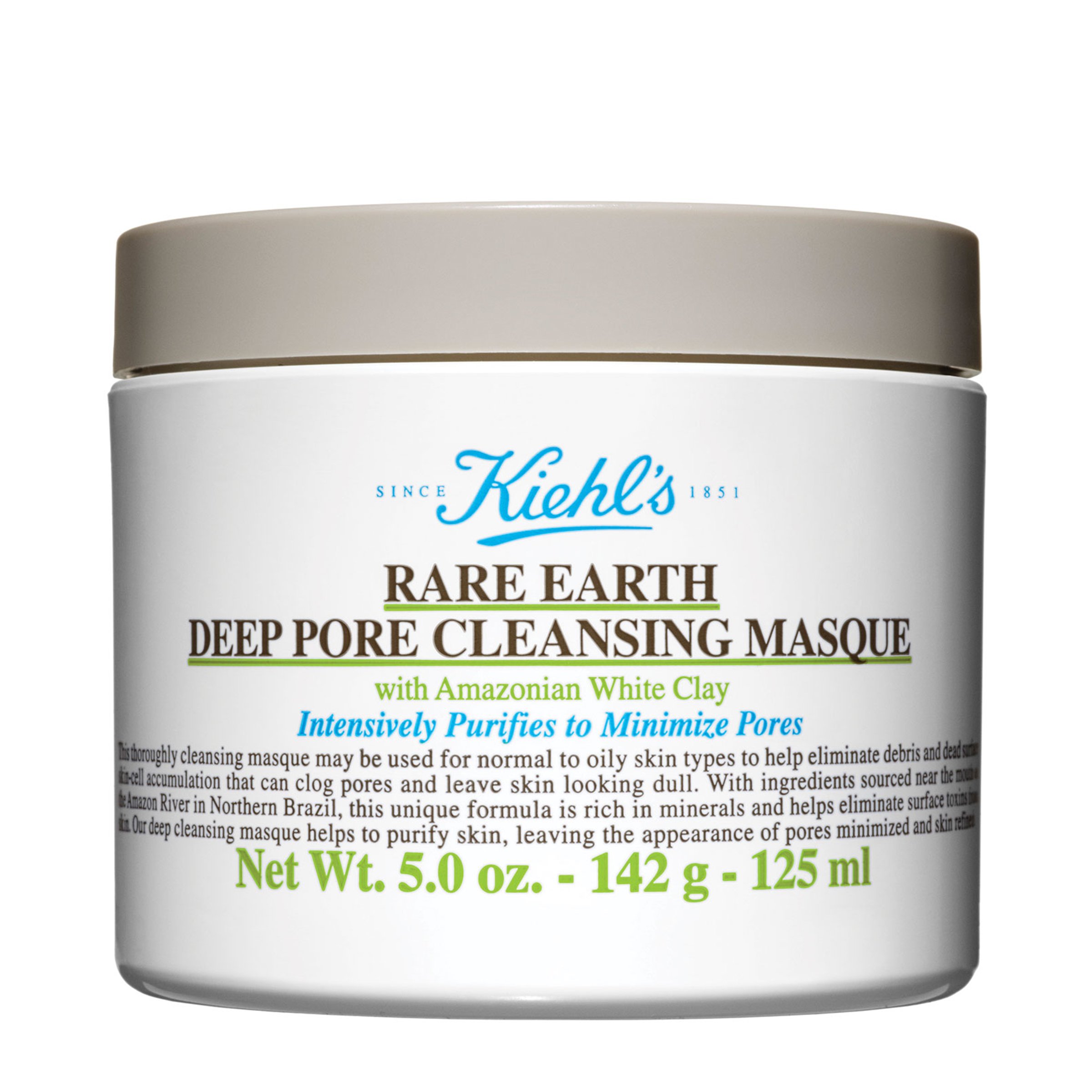 Mặt nạ đất sét Kiehl's Rare Earth Deep Pore Cleansing Mask 125ml