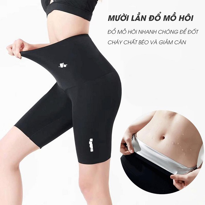 Quần tập sinh nhiệt giảm mỡ bụng hiệu quả, Quần Đổ Mồ Môi - Quần Nịt Bụng Born Uncommon Giảm Mỡ Bụng Cho Nữ 4
