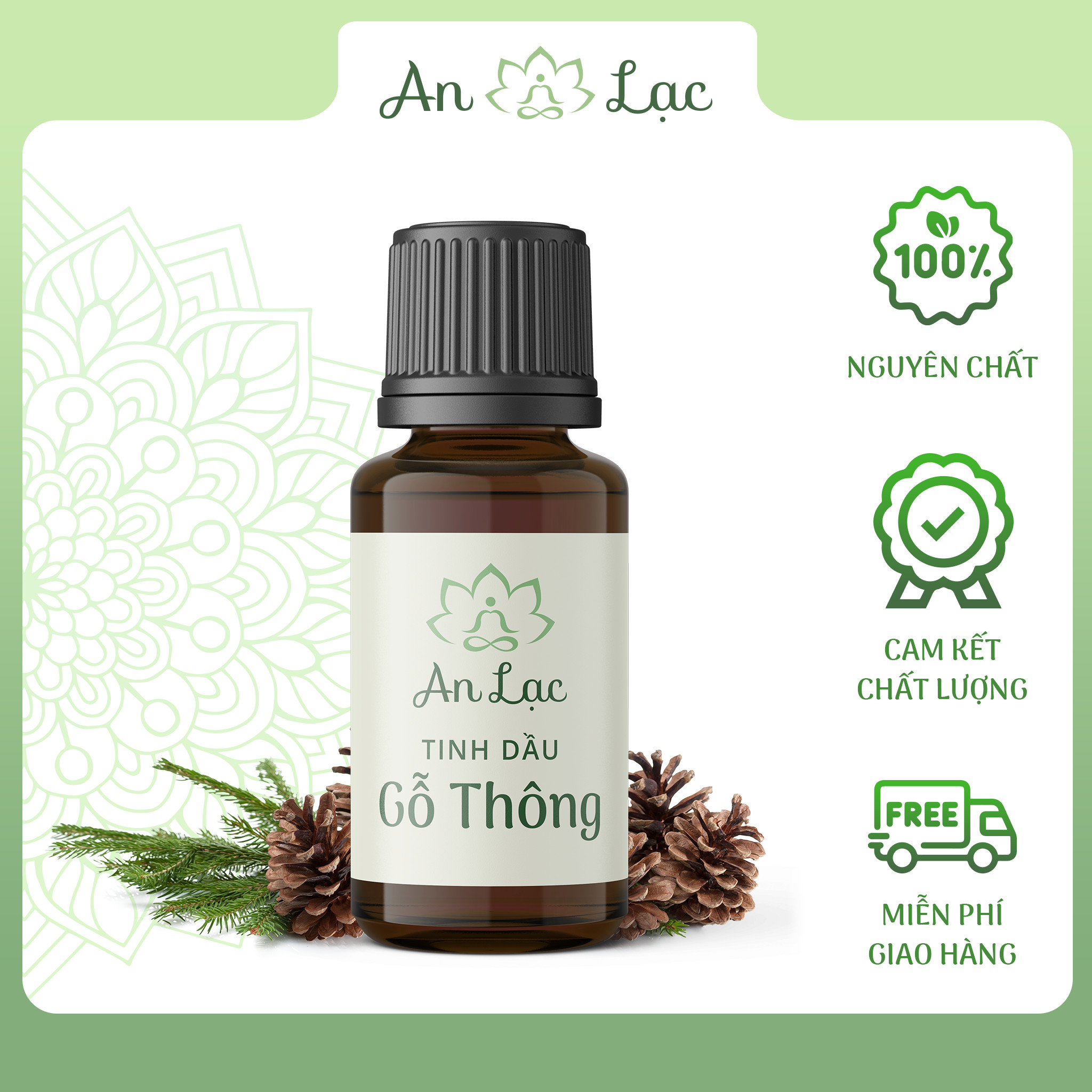 Tinh dầu gỗ thông, Tinh dầu thơm phòng, xông mặt, mũi, massage body sả java