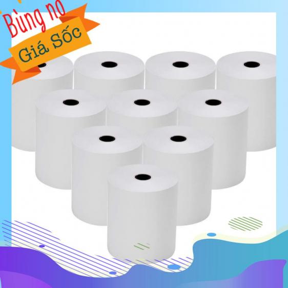 Giấy in nhiệt oji k80 phi 80mm
