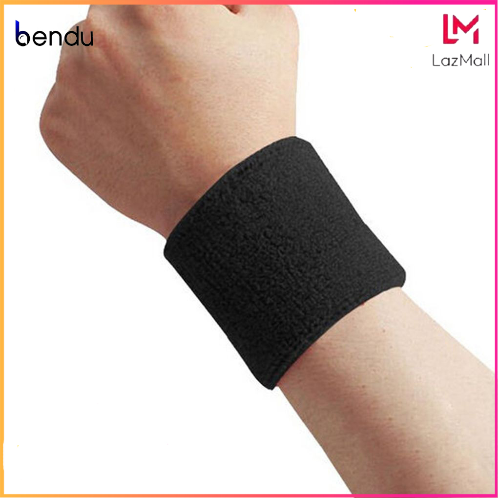 Combor 2 băng cổ tay thấm mồ hôi tập gym Bendu Pk5103 cao cấp - Hai băng cổ tay thể thao, băng cổ tay thấm mồ hôi tập thể thao