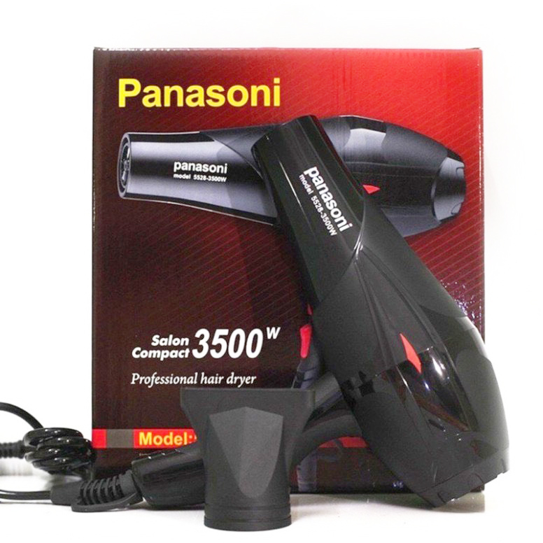 Máy sấy tóc 2 chiều nóng lạnh Pana Soni công suất lớn 3500W - Máy sấy tóc chuyên nghiệp tạo kiểu dễ dàng + Tặng kèm đầu sấy