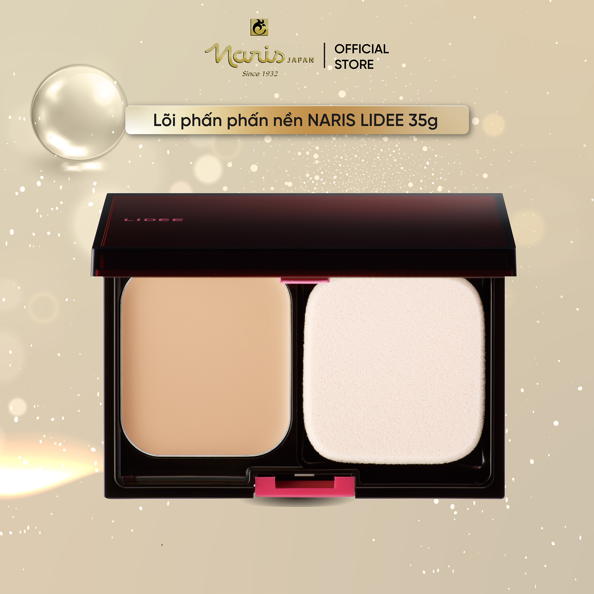 Lidee powder foundation - phấn nền trang điểm