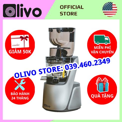 Máy ép chậm olivo sj189 - ép trái cây hoa quả, siêu kiệt bã, dễ vệ sinh