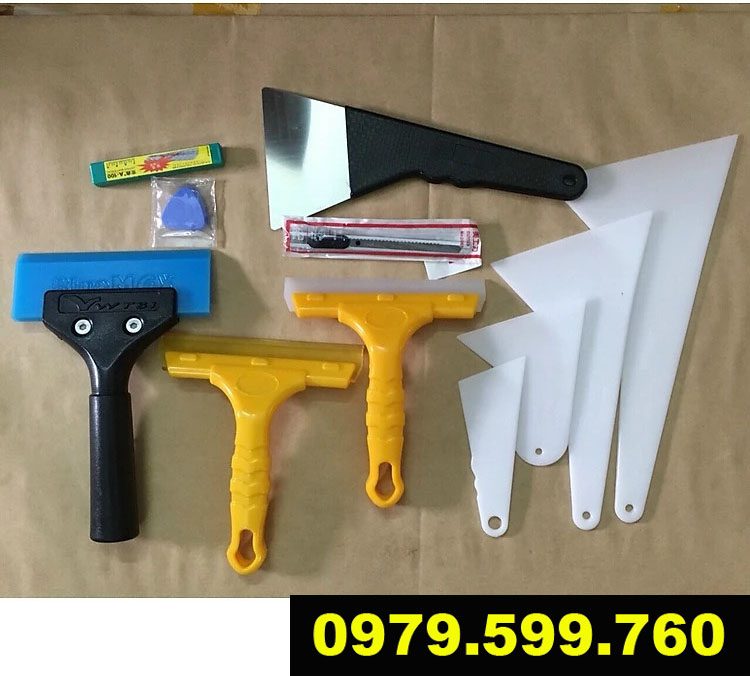 Bộ dụng cụ dán phim cách nhiệt ô tô cơ bản cao cấp VT - 1800 ( Không túi )