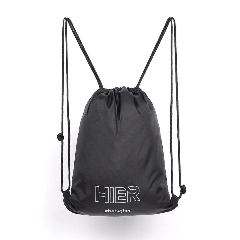 Túi dây rút thể thao chính hãng Hier Drawstring Bag đựng quần áo giày tập luyện