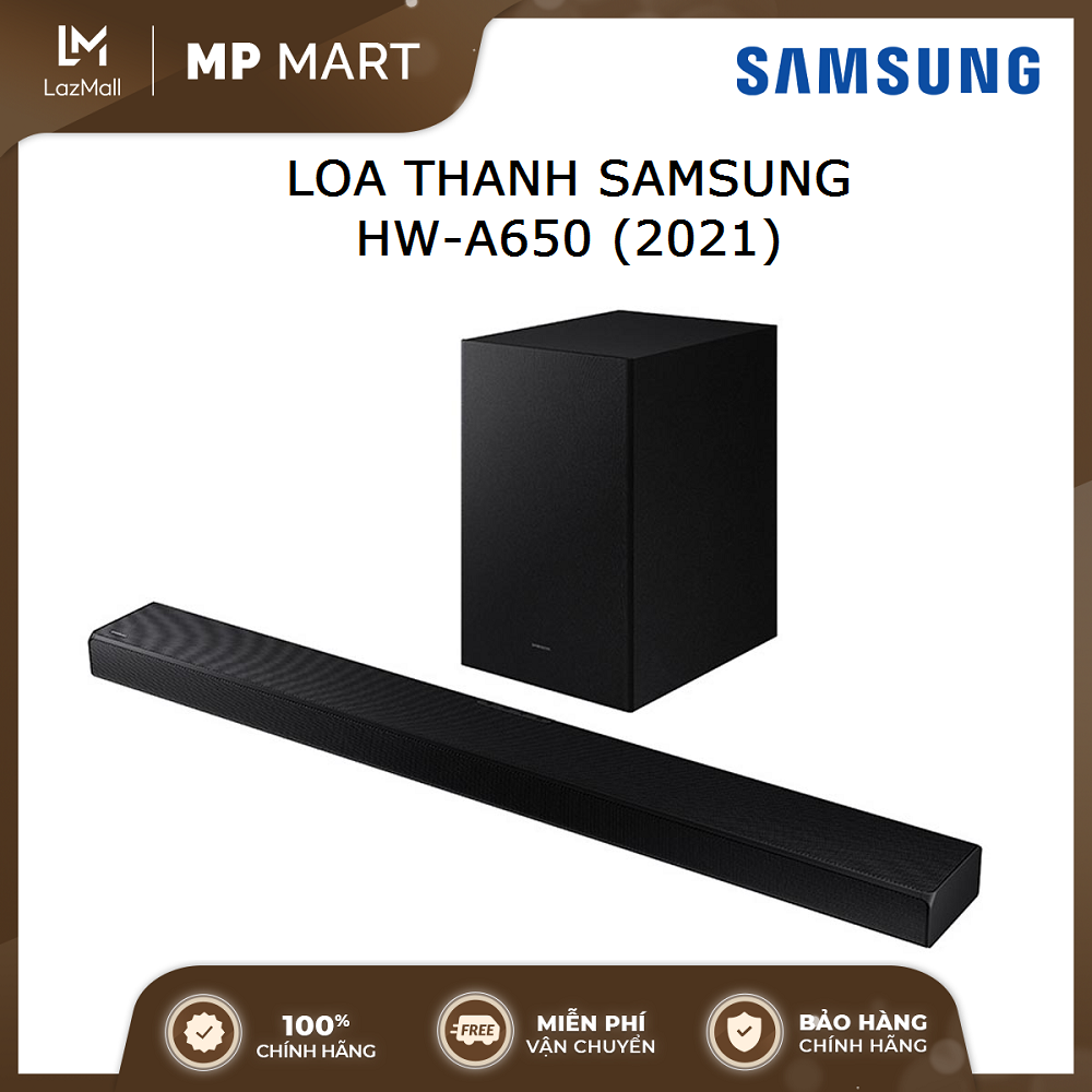 [Trả góp 0% -FREESHIP] Loa Thanh SAMSUNG HW-A650 3.1.2ch (430W) | Bluetooth 2.0 | DTS Virtual