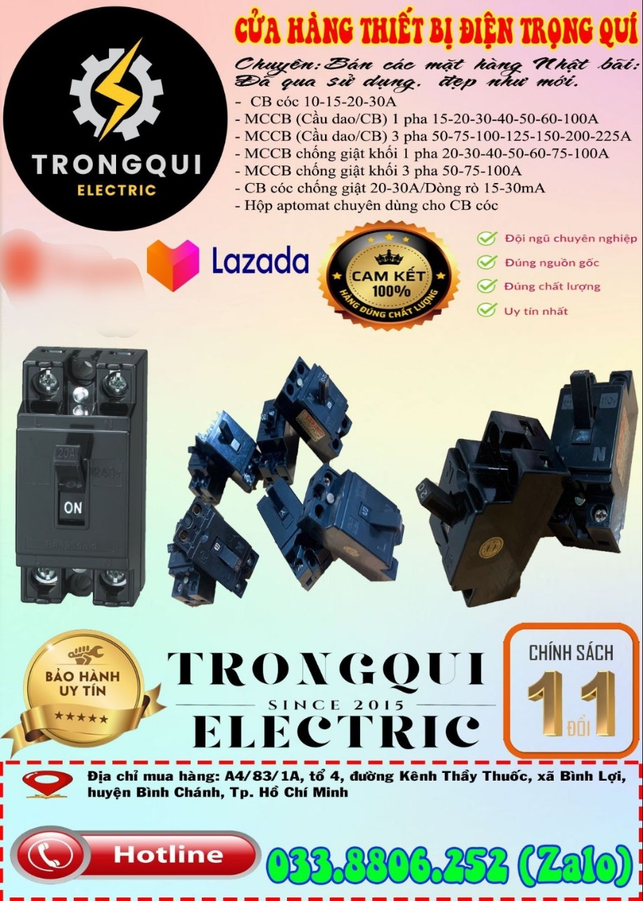 Cầu dao điện bãi nhật - 20a