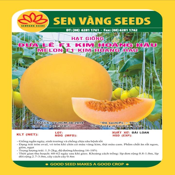 Hạt Giống Dưa Lê F1 Kim Hoàng Hậu - 0.2GR