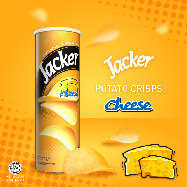 Bánh khoai tây chiên Jacker - Vị Phô mai 150g