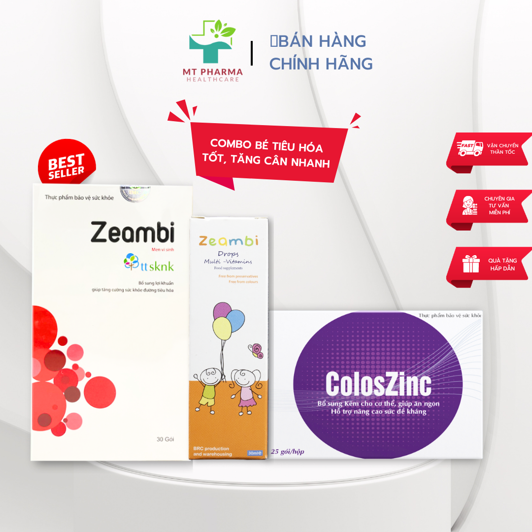 Combo Bé tiêu hóa tốt, tăng cân đều