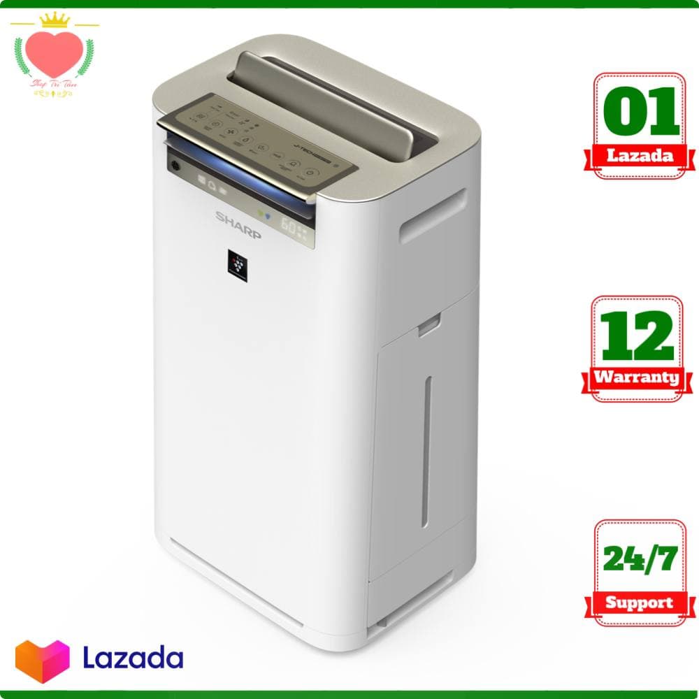 [Trả góp 0%]KC-G60EV-W | Máy lọc không khí và tạo ẩm Sharp KC-G60EV-W (50m2) (Hàng chính hãng)