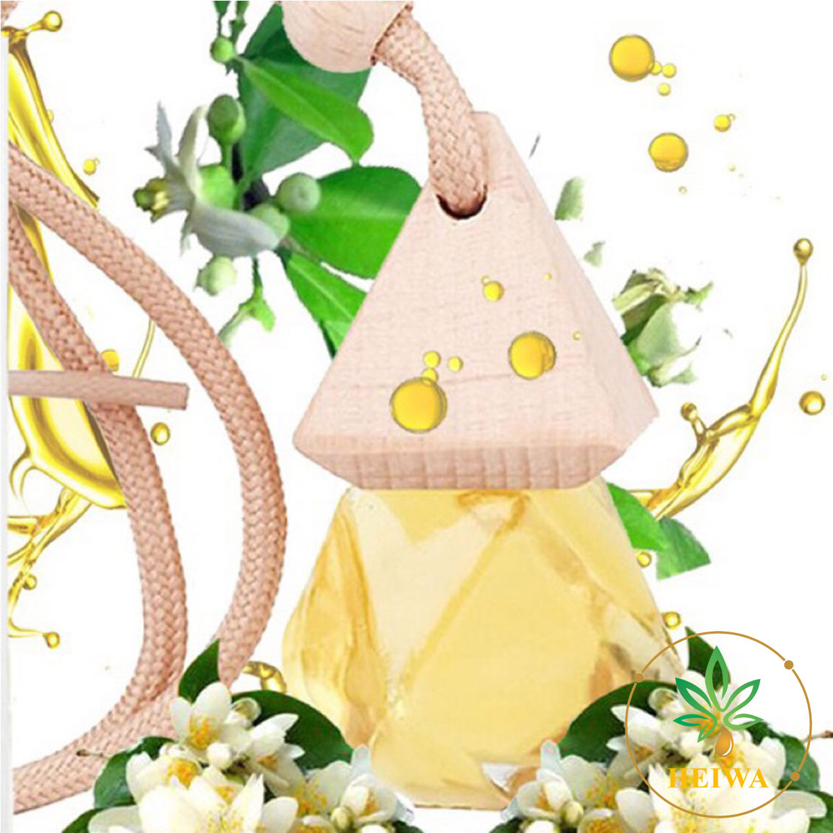 [FREE SHIP]Tinh dầu treo xe treo phòng Hoa Nhài thương hiệu HEIWA nhập khẩu Ấn Độ khử mùi, làm thơm xe, thơm phòng hiệu quả