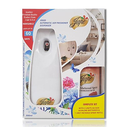 Máy xịt phòng tự động Jape - tặng sẵn 2 chai xịt