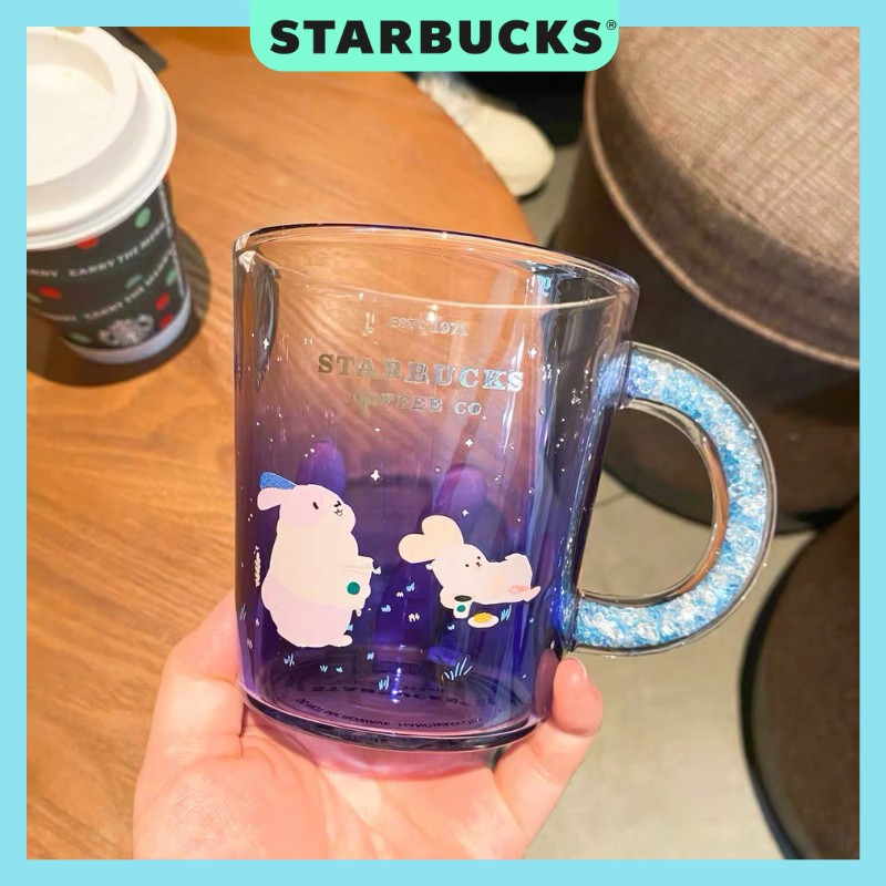 Ly cốc thủy tinh STARBUCKS Mid Autumn Trung thu 2020 Dung tích 355ml