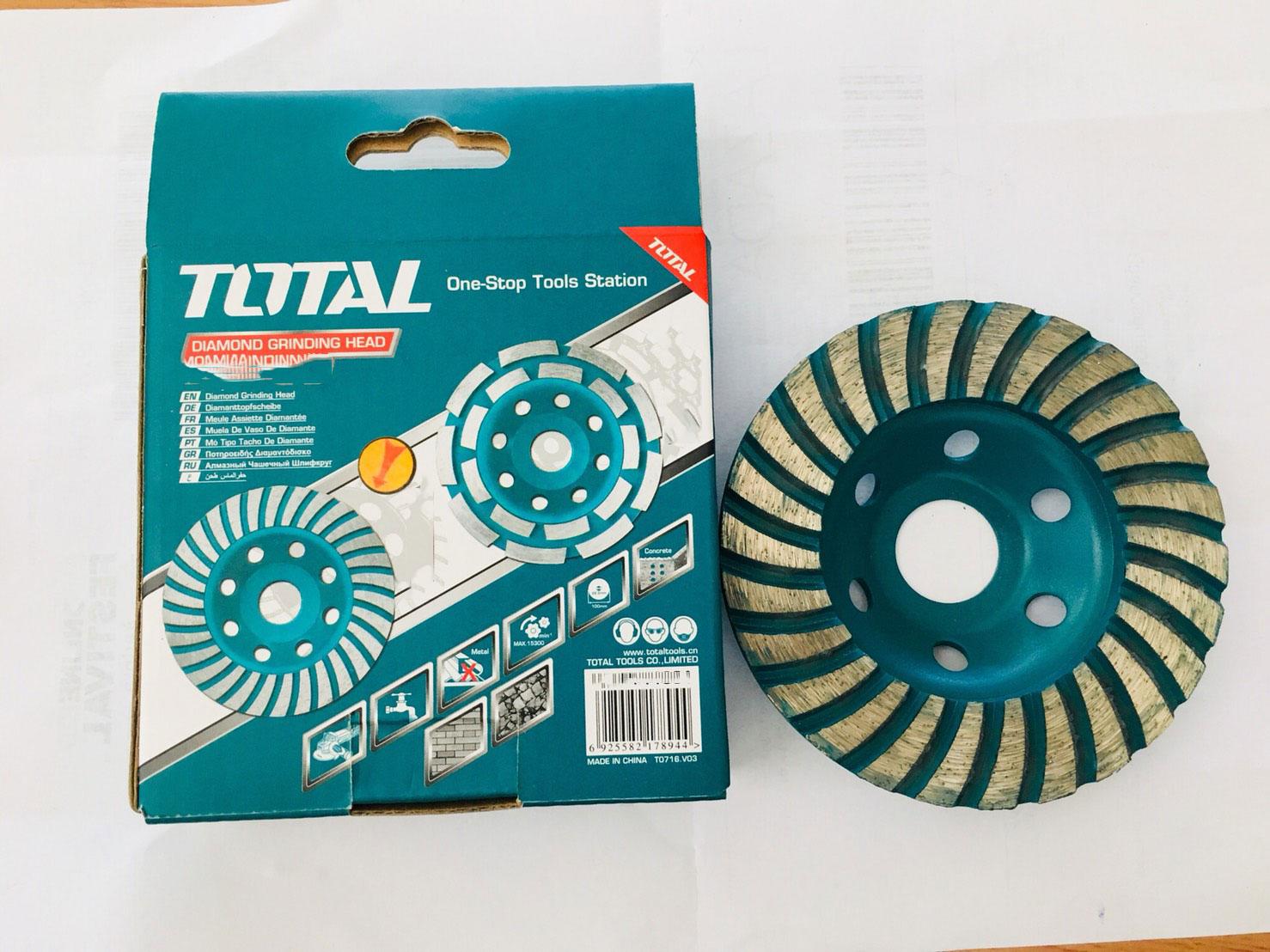 150mm chén mài đá bê tông total tac2421501
