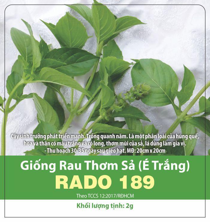Hạt Giống Rau Thơm Xả (Rau É Trắng) Dễ Trồng, Thơm Ngon (2gr)