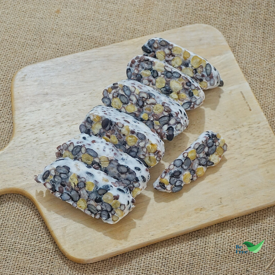Tempeh 3 Loại Đậu (Mixed Tempeh): Đậu Nành, Đậu Đen, Đậu Đỏ - 500gr/ Có Ship Tỉnh, Chỉ Ship Tươi HCM