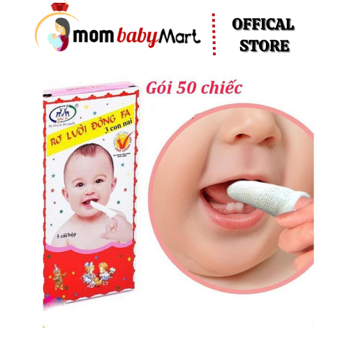 Rơ lưỡi Đông Pha, tưa lưỡi cho bé gói 50 cái