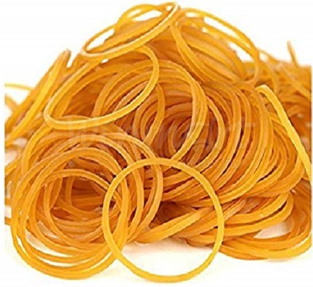 Dây Chun Cao Su Màu Vàng Đàn Hồi Cao gói 110 gram và 500 gram | Rubber bands