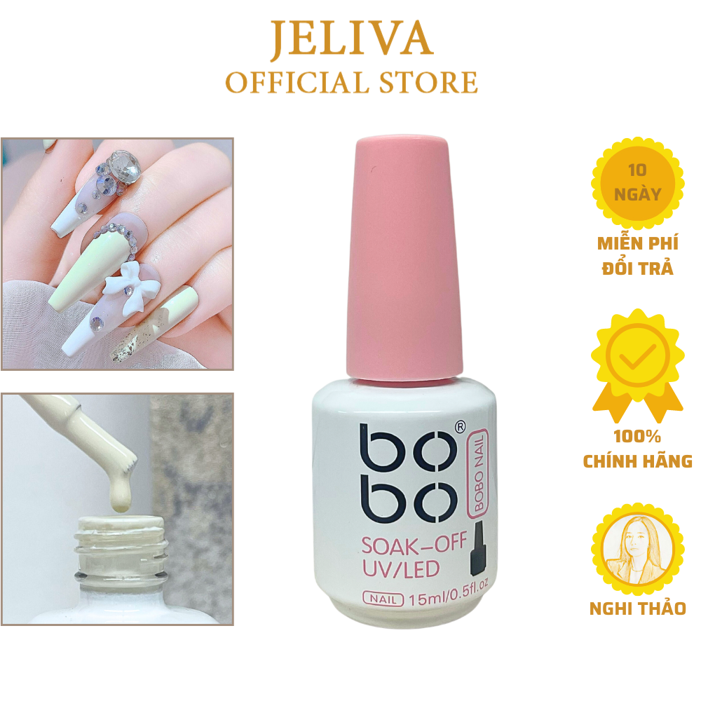 Sơn gel trắng sữa Bobo 15ml