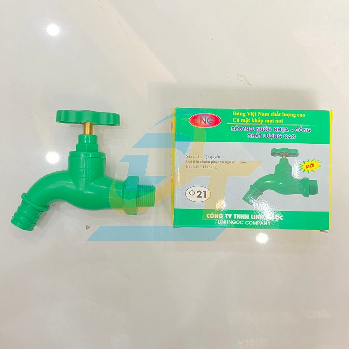 Vòi hồ nhựa phi 21