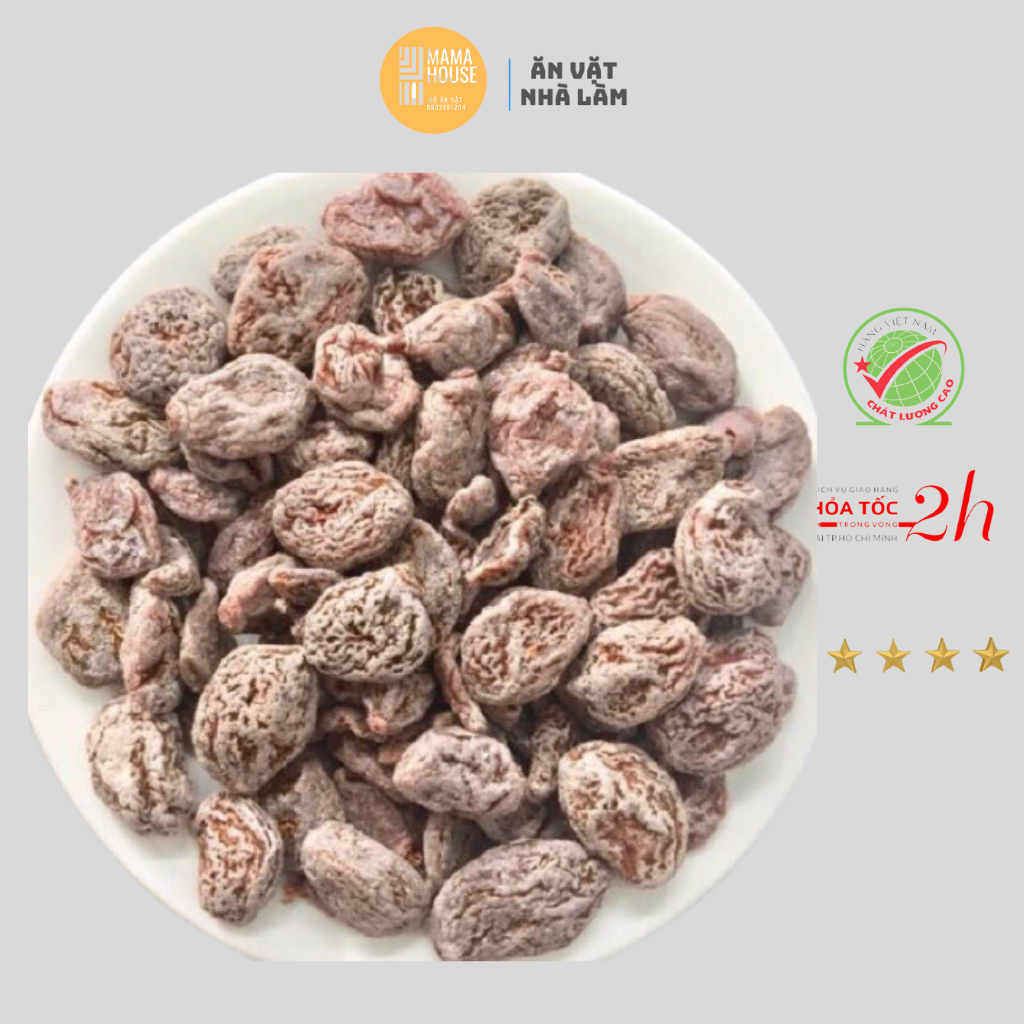 Xí muội mơ sữa không hạt chua ngọt loại ngon hũ 500g - đồ ăn vặt nhà làm