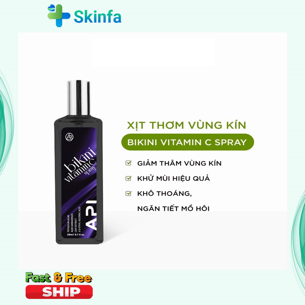 Xịt thơm vùng kín nữ api bikini spays