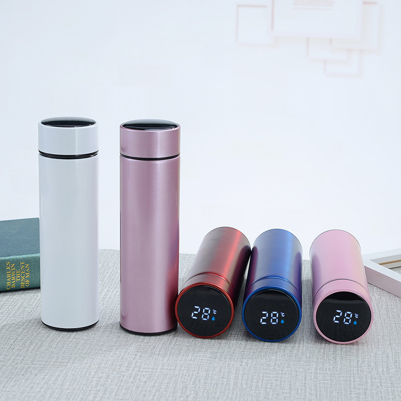 [HCM]Bình Giữ Nhiệt 500ml Cảm ứng Nhiệt độ Cao cấp Inox không gỉ - Có thể giữ nhiệt hơn 12h hàng công ty