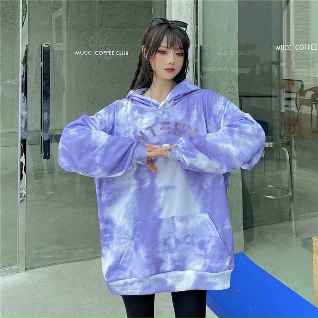 ÁO HOODIE IN CHỮ, LOANG MÀU SIÊU HOT , TRẺ TRUNG CỰC KỲ , HÀNG IN 3D CHUYỂN NHIỆT ĐẸP CHUẨN SHOP, CHẤT NỈ BÔNG DÀY DẶN MC