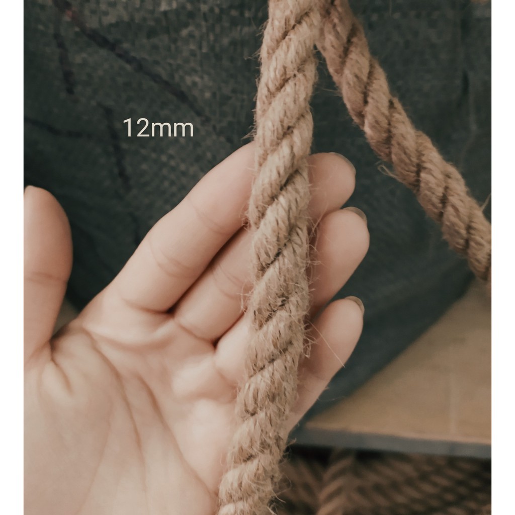 5m dây gai, dây thừng 12 li trang trí hanmade