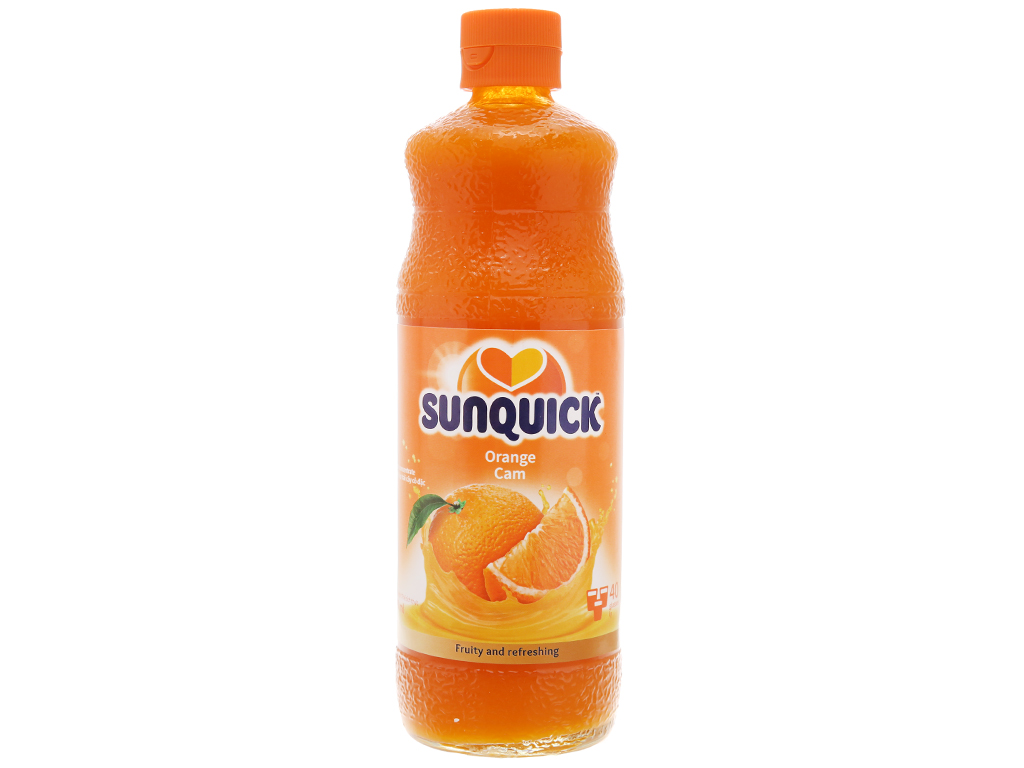 SUNQUICK NƯỚC ÉP TRÁI CÂY VỊ CAM 840ML
