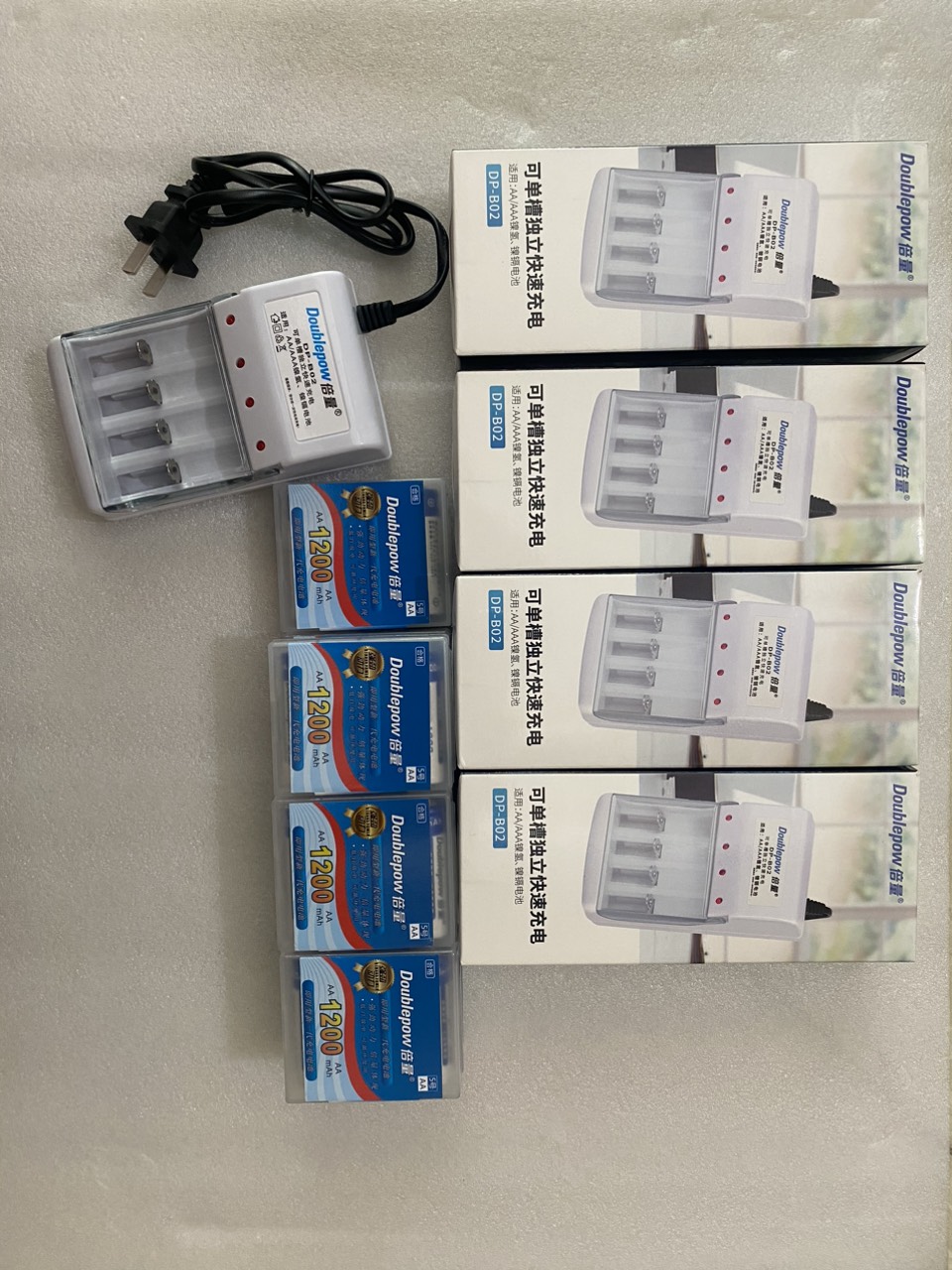 Sạc pin aa aaa doublepow db02 - bộ sạc pin tiểu - pin sạc aa aaa