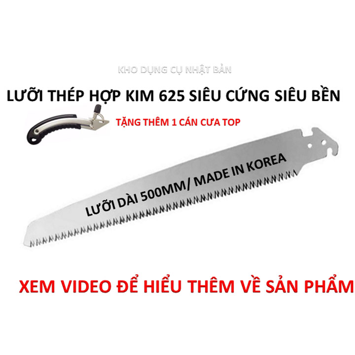 lưỡi cưa gỗ cầm tay TRỢ LỰC CẮT P500 ( DÀI NỮA MÉT )sản xuất hàn quốc của GOODS PERFECT có thể thay thế vào cán cưa Top, cán cưa Baker