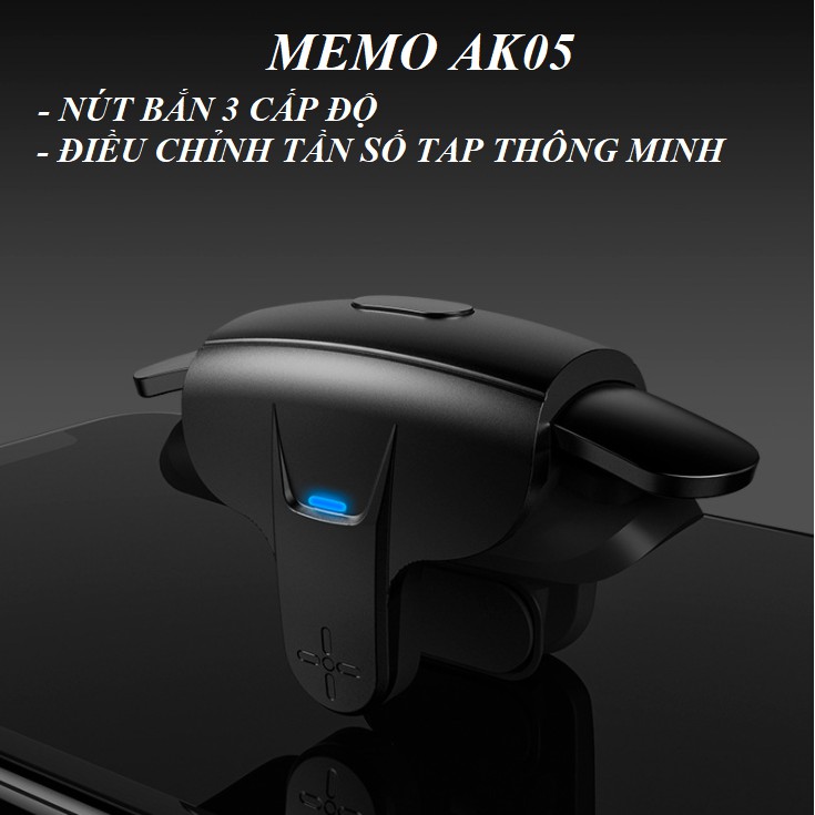 Nút bắn freefire mobile memo ak05 auto tap 30 nhịp/giây nút chơi game auto tap dành cho game fps pubg