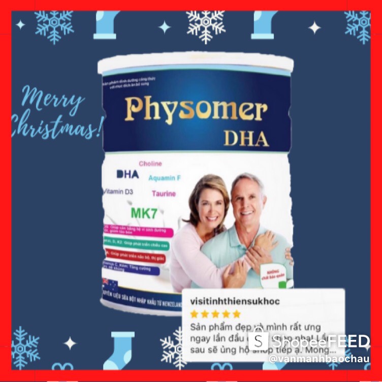 Physomer DHA 900g dinh dưỡng cho cả gia đình