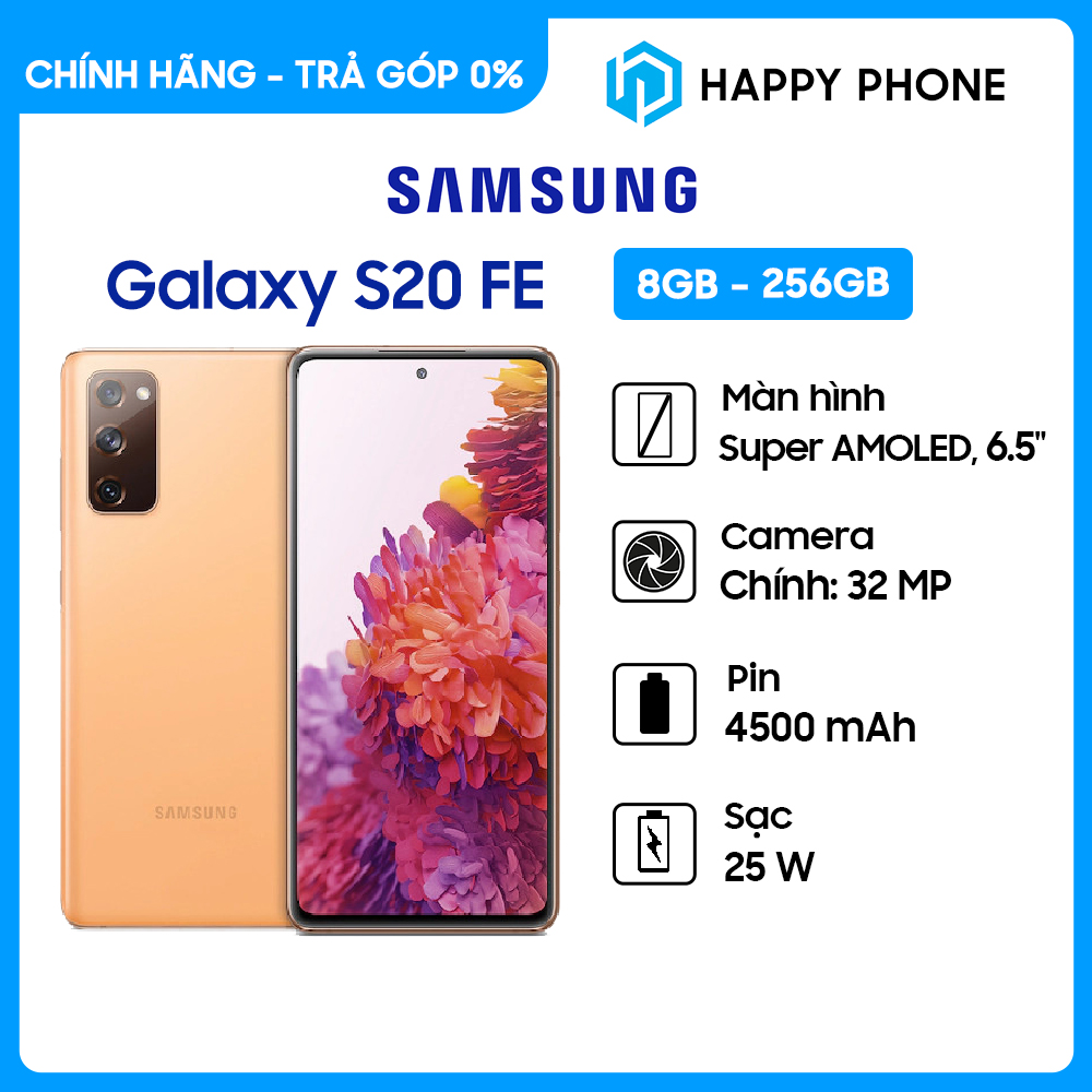 Điện thoại samsung galaxy s20 fe - hàng chính hãng, mới 100%, nguyên seal | bảo hành 12 tháng
