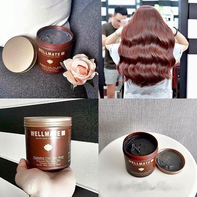 Ủ hấp dầu tóc Wellmate Vegetative Peat Hair Mask Dưỡng Tóc Mềm Mượt 500ml