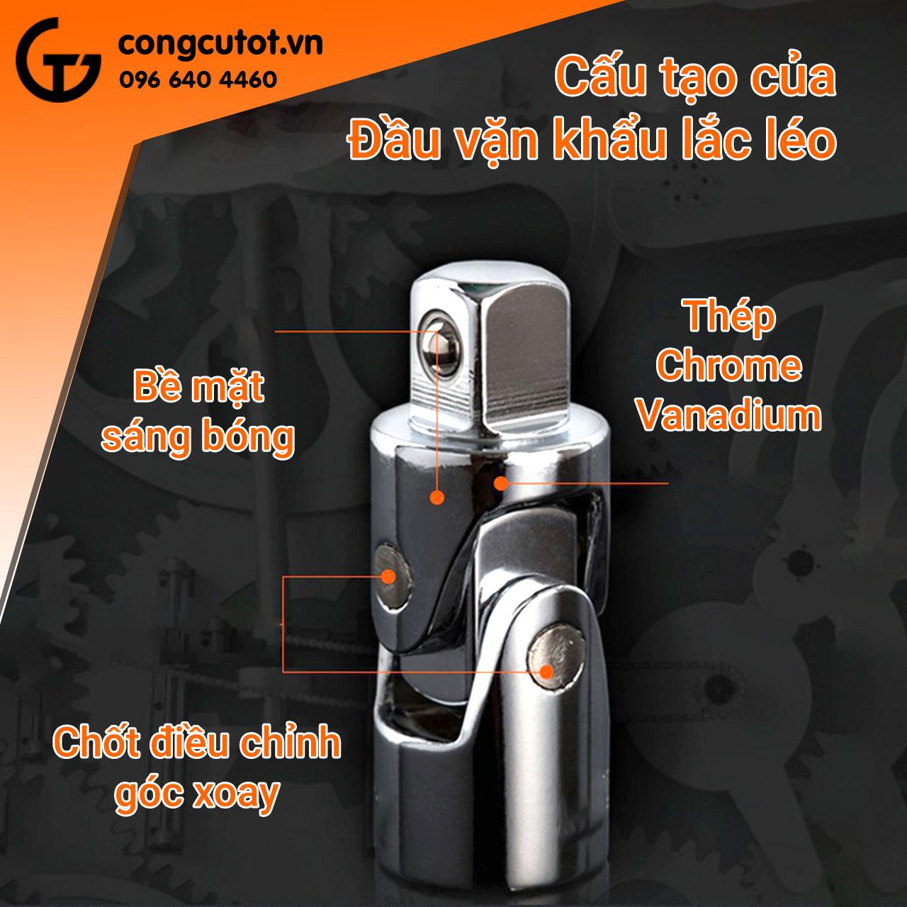 Đầu chuyển vặn khẩu lắc léo các cỡ