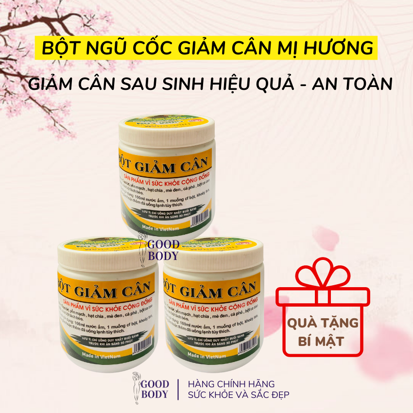 [HCM]Bột Giảm Cân Mị Hương. Giảm Ngay 3-5kg Chỉ Sau 1 Hộp, giảm cân sau sinh an toàn, giảm cân cấp tốc, giảm béo mỡ bụng ( MẪU MỚI 2022 HSD 2023)