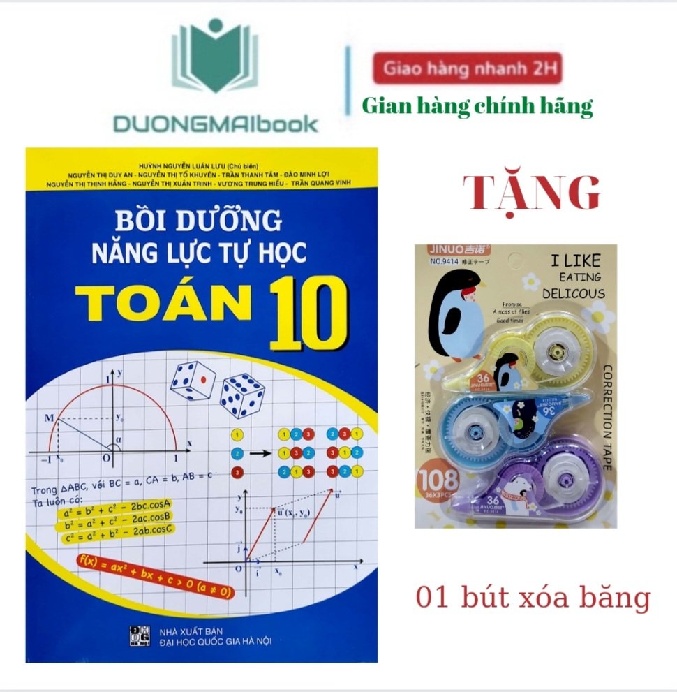 Sách - Bồi dưỡng năng lực tự học Toán 10 - NXB Đại học Quốc gia Hà Nội (mới 2022)