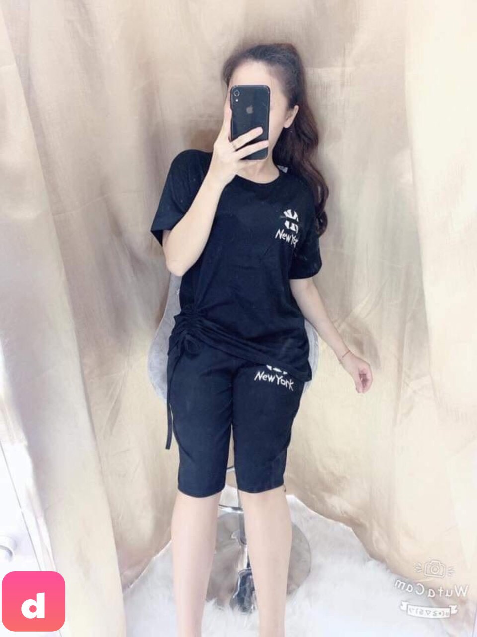 SET BỘ ĐỒ THUN NỮ MẶC NHÀ NY CỰC HOT -PHONG CÁCH KOREA