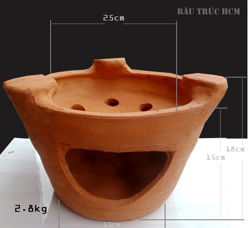 BẾP LÒ ĐẤT SIZE 25