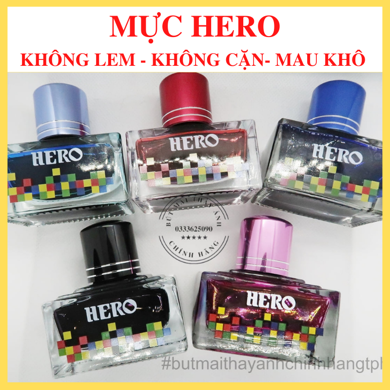 Mực Hero cho bút máy dung tích 40ml
