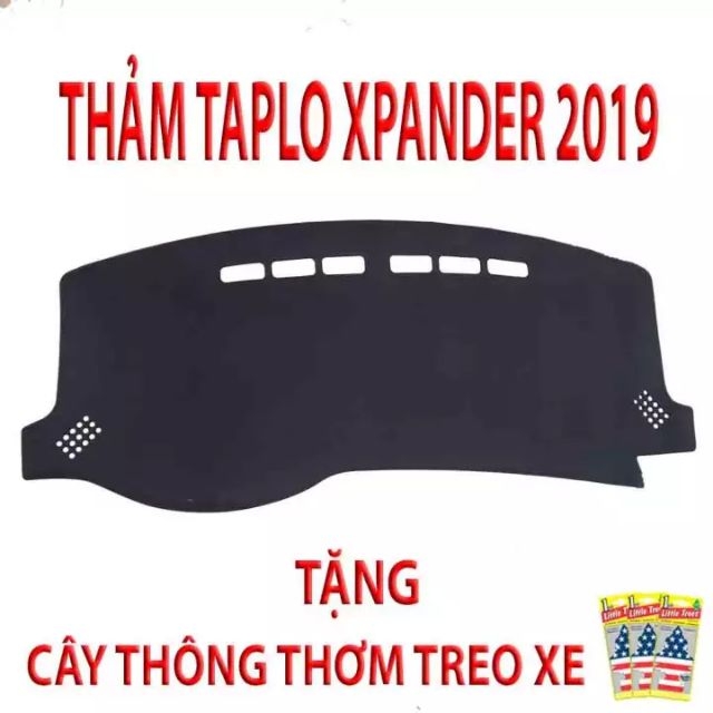 Thảm taplo cho xe xpander 2019 thảm taplo da vân carbon cao cấp -nhà buôn đồ chơi xe hơi