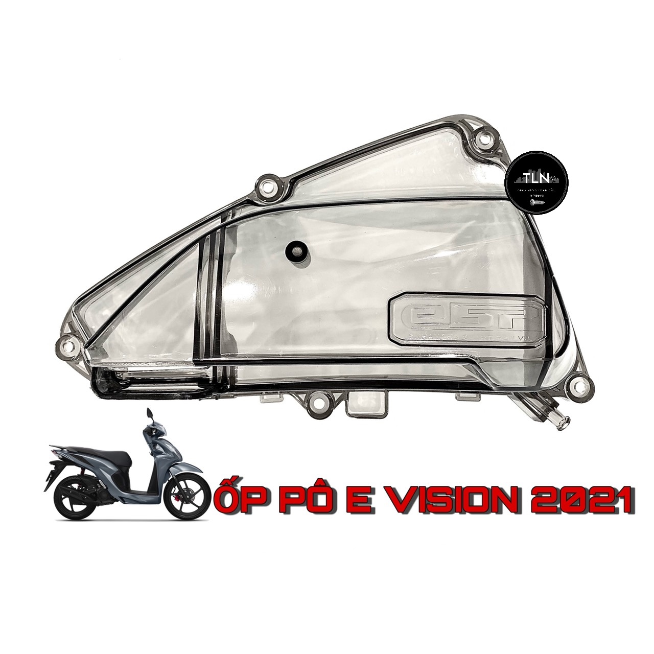 ỐP PÔ E TRONG SUỐT CHO HONDA VISION 2021
